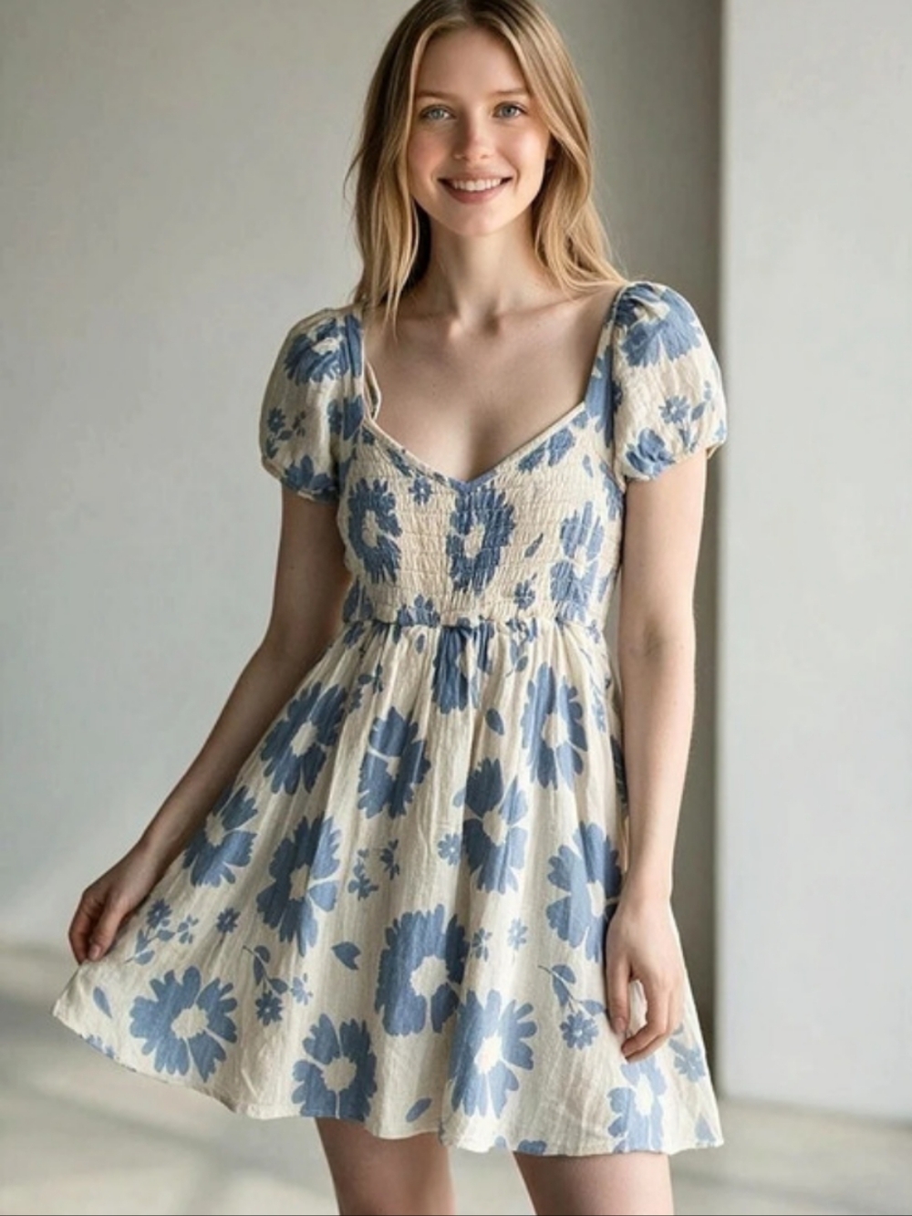 American Eagle Floral Mini Dress Size Small